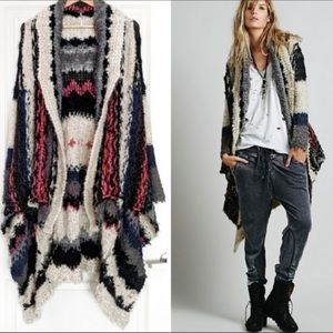 NWOT Free People Sloppy Joe Cardigan